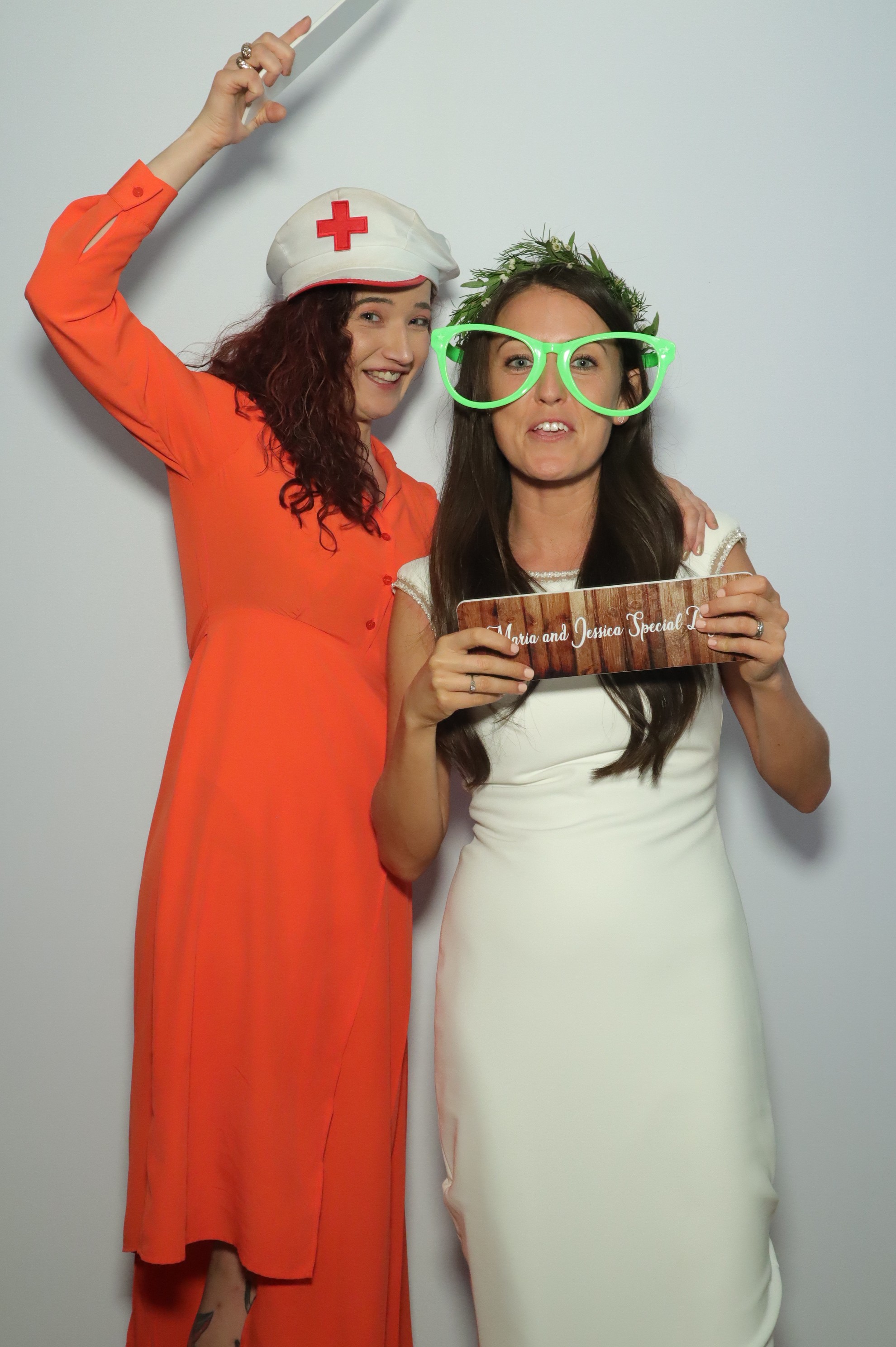 Maria and Jessica's Wedding | View more photos from the event at gallery.myphotoboothexperience.co.uk/u/MyPhotoBoothExperienceLtd/Maria-and-Jessicas-Wedding
